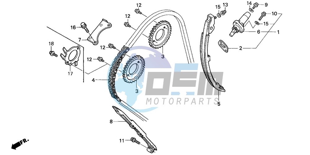 CAM CHAIN/TENSIONER