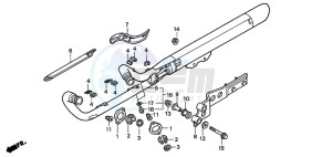 NV750C2 drawing EXHAUST MUFFLER