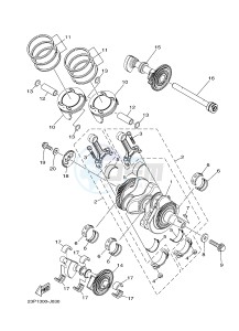 XT1200Z (2BS4) drawing CRANKSHAFT & PISTON