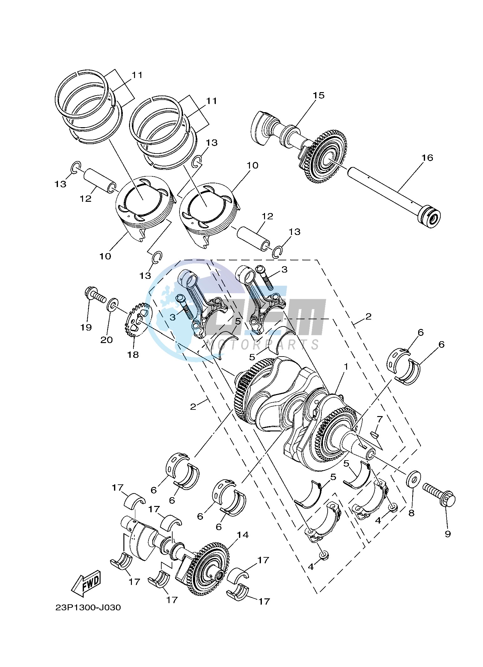 CRANKSHAFT & PISTON