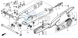 XL1000VA VARADERO drawing SWINGARM