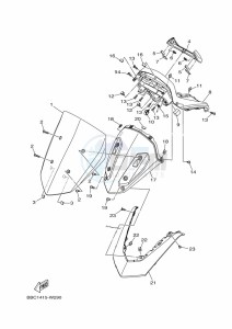 GPD155-A NMAX 150 (BBD1) drawing WINDSHIELD