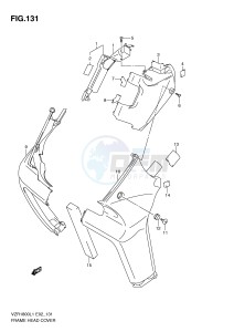 VZR1800 (E2) INTRUDER drawing FRAME HEAD COVER (VZR1800ZL1 E19)