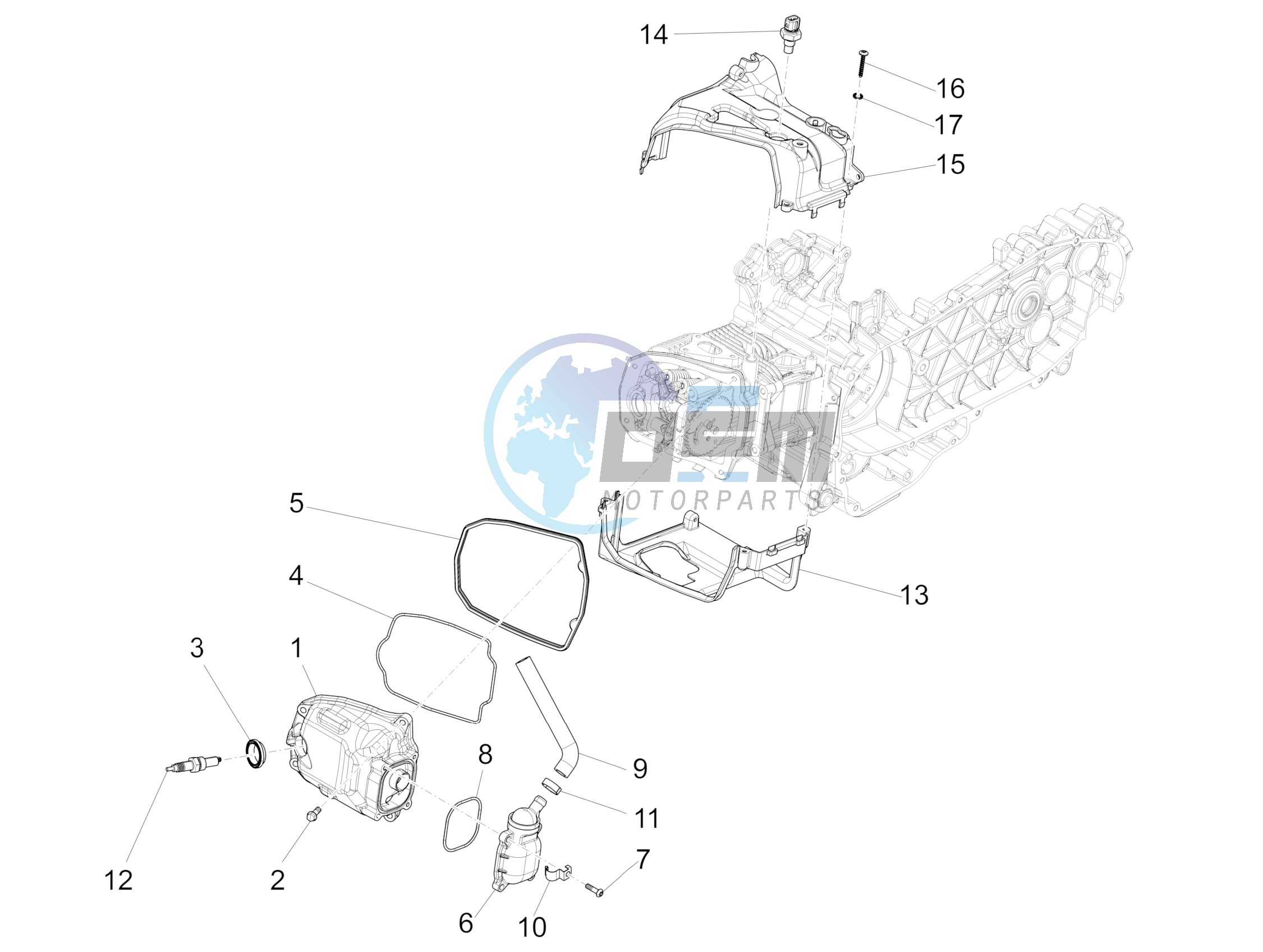 Cylinder head cover