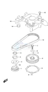 DF 25A drawing Timing Belt