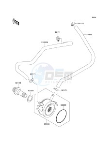 ZX 636 B [NINJA ZX-6R[ (B1-B2) [NINJA ZX-6R drawing OIL COOLER