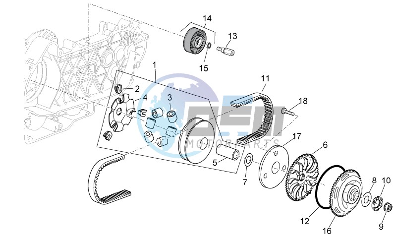 Variator assembly