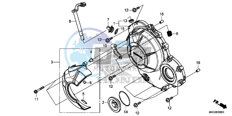 RIGHT CRANKCASE COVER