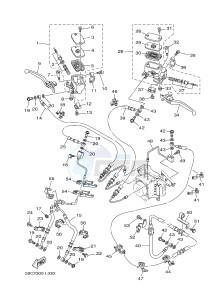 XP500A T-MAX T-MAX 500 (59CR) drawing FRONT MASTER CYLINDER