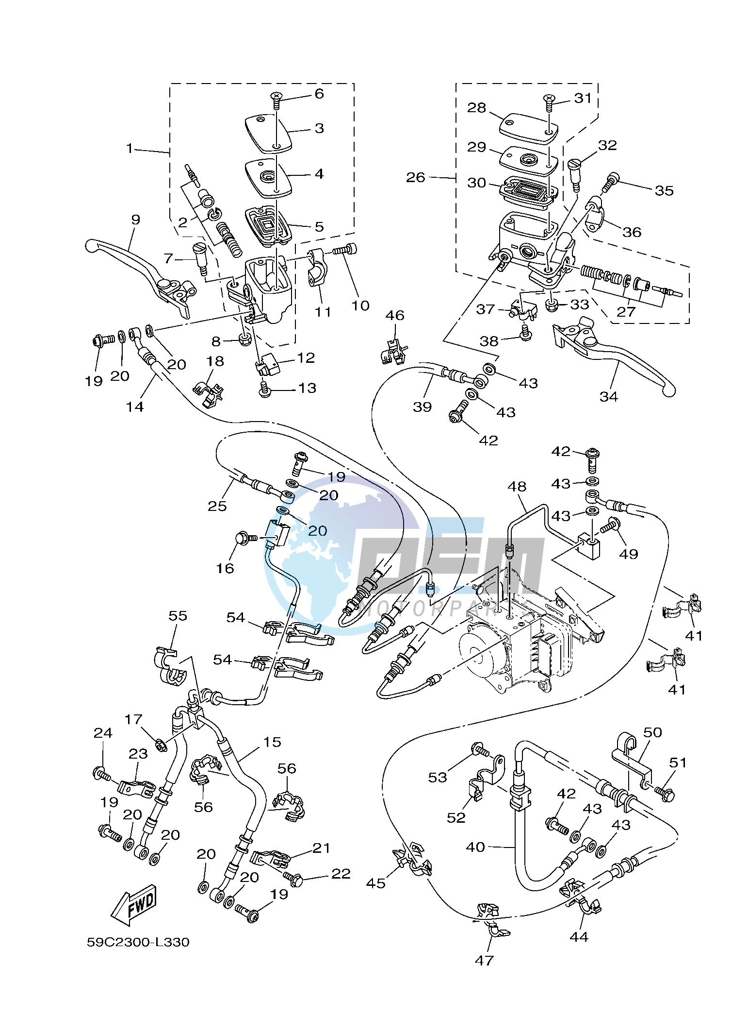 FRONT MASTER CYLINDER