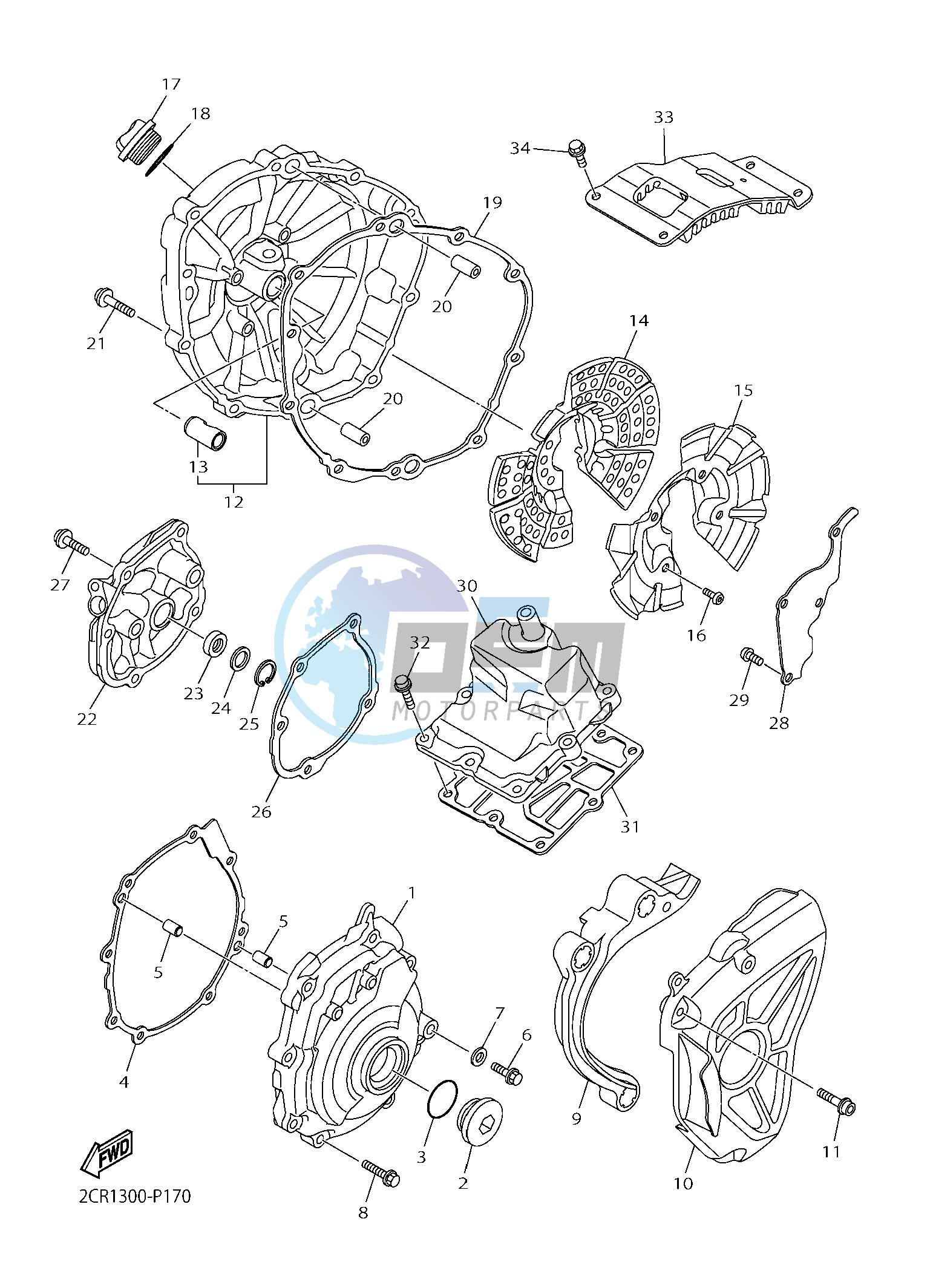 CRANKCASE COVER 1