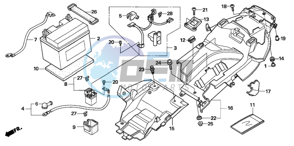 BATTERY (CBR600RR5/6)