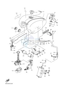 XVS950CUD-A XV950 ABS XV950 R-SPEC (BS54) drawing FUEL TANK