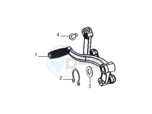 STX 150 drawing Shift pedal