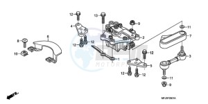 CBR600RR9 UK - (E / SPC) drawing STEERING DAMPER