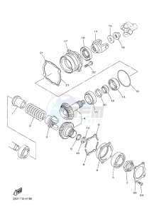 VMX17 VMAX17 1700 (2CE9 2CEA 2CEB) drawing MIDDLE DRIVE GEAR