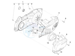 GTS 300 HPE 4T-4V IE ABS E4 (EMEA) drawing Crankcase cover - Crankcase cooling