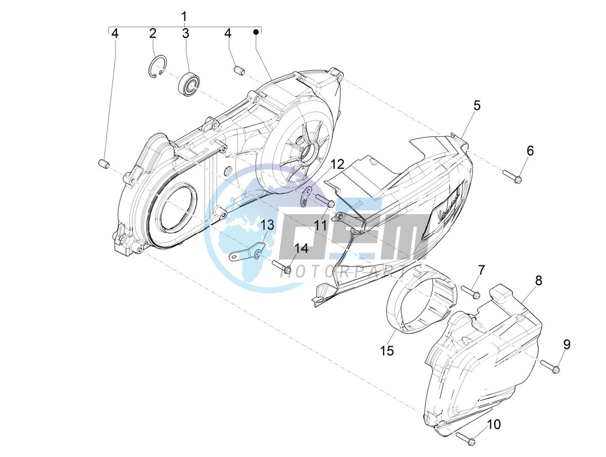 Crankcase cover - Crankcase cooling