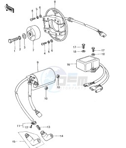 KX 125 A (A4-A5) drawing IGNITION -- 78-79 KX125-A4_A5- -