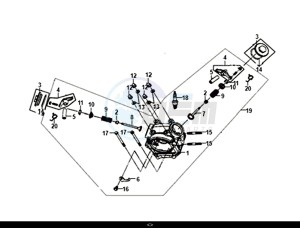 SYMPHONY CARGO 50 (AY05W7-EU) (L7-M0) drawing CYLINDER HEAD