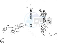 DXR - 250 CC drawing CARBURETOR