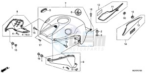 CBR1000RRC drawing TOP SHELTER