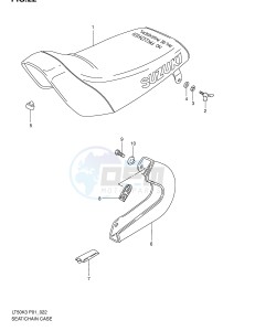 LT50 (P1) drawing SEAT - CHAIN CASE