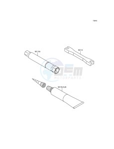 KX450F KX450HGF EU drawing Owner's Tools