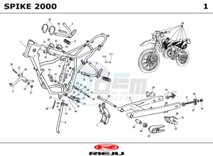 SPIKE-50-RACING drawing CHASSIS