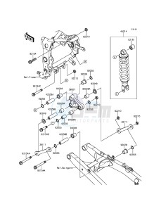 Z250SL BR250EFF XX (EU ME A(FRICA) drawing Suspension/Shock Absorber