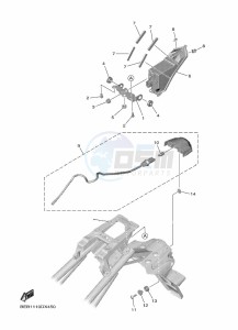 YZF690 YZF-R7 (BEB4) drawing TAILLIGHT