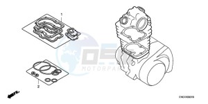 CBR125RWA Europe Direct - (ED / WH) drawing GASKET KIT A