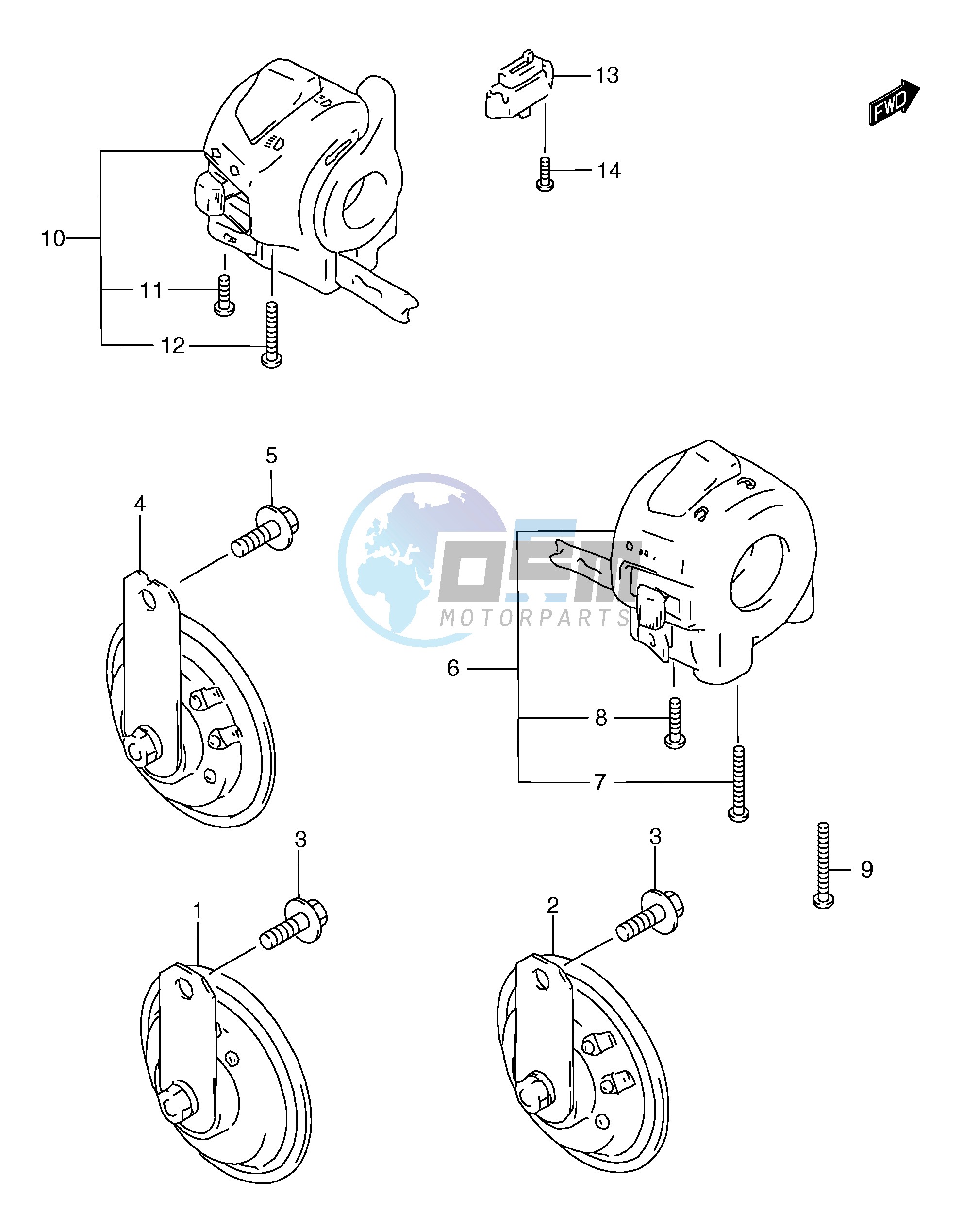 HORN HANDLE SWITCH