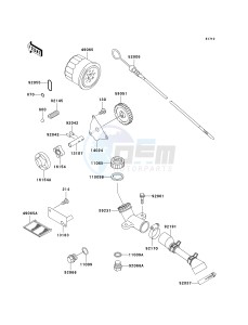 KAF 620 H [MULE 3010 4X4 HARDWOODS GREEN HD] (H6F-H8F) H8F drawing OIL PUMP_OIL FILTER