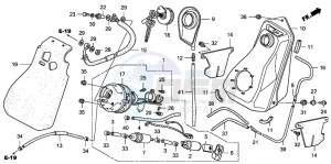 FJS600D 400 SILVER WING drawing FUEL TANK