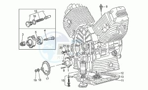 Targa 750 drawing Oil pump