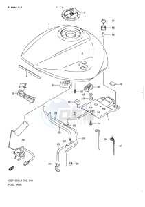 GSF-1250 BANDIT EU drawing FUEL TANK