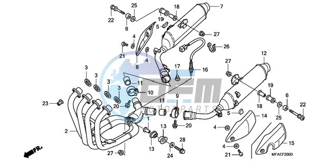 EXHAUST MUFFLER