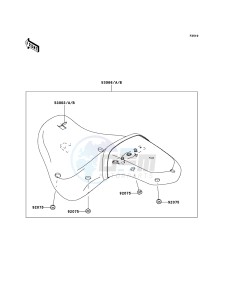 VN900_CUSTOM VN900C7F GB XX (EU ME A(FRICA) drawing Seat