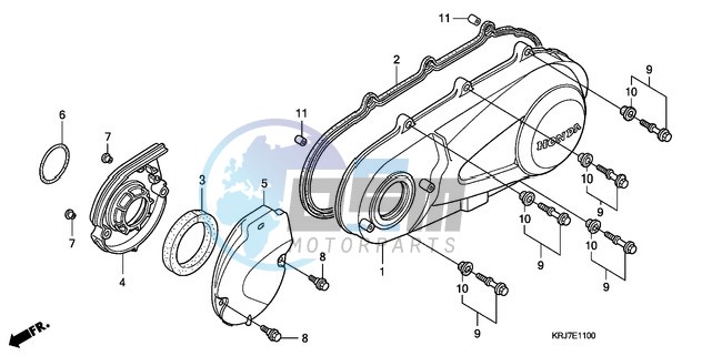 LEFT CRANKCASE COVER