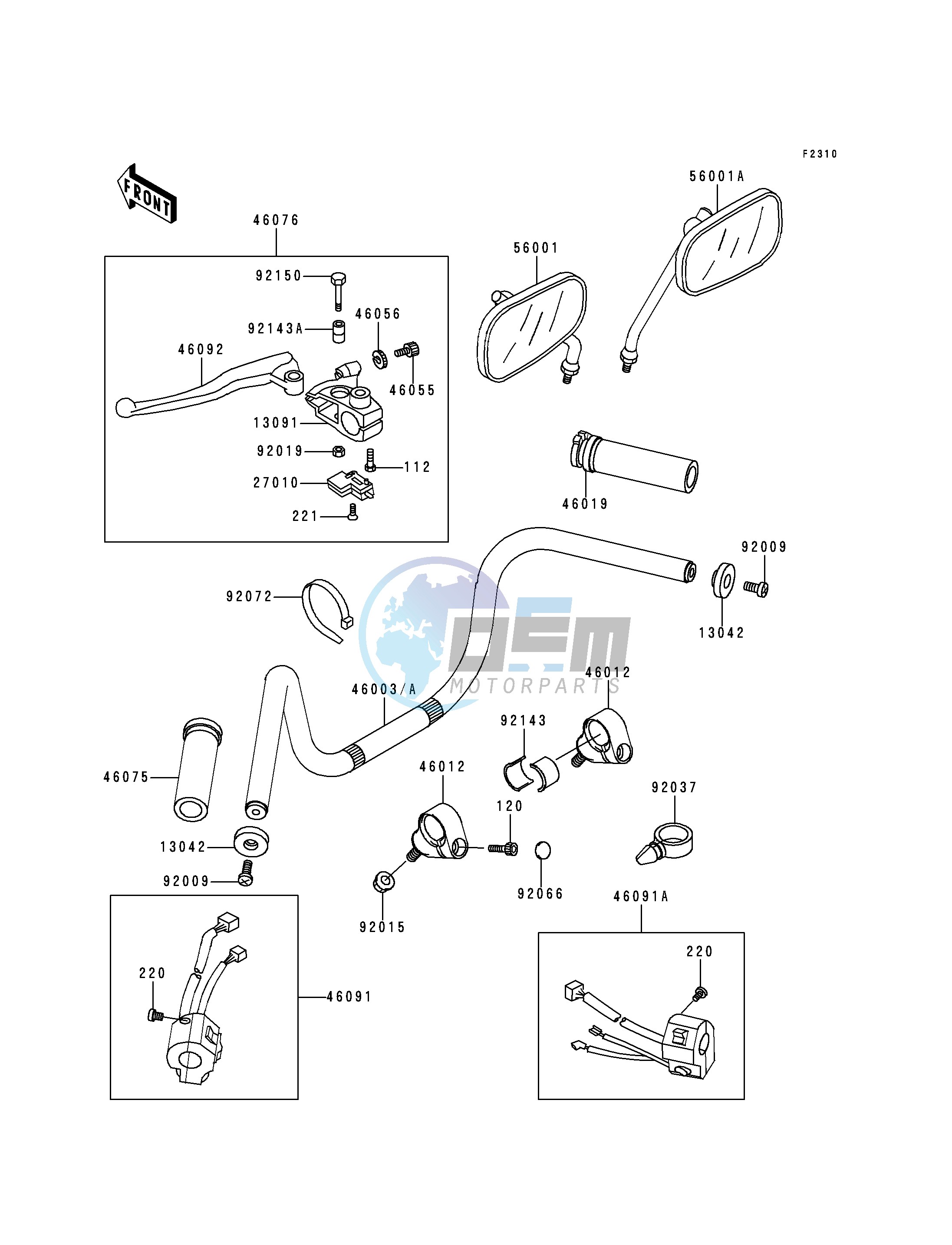 HANDLEBAR-- VN800-A1_A2- -