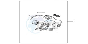 GL1800A UK - (E / MKH) drawing HEAD SET (OPEN FACE)