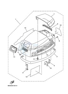 E15D drawing FAIRING-UPPER