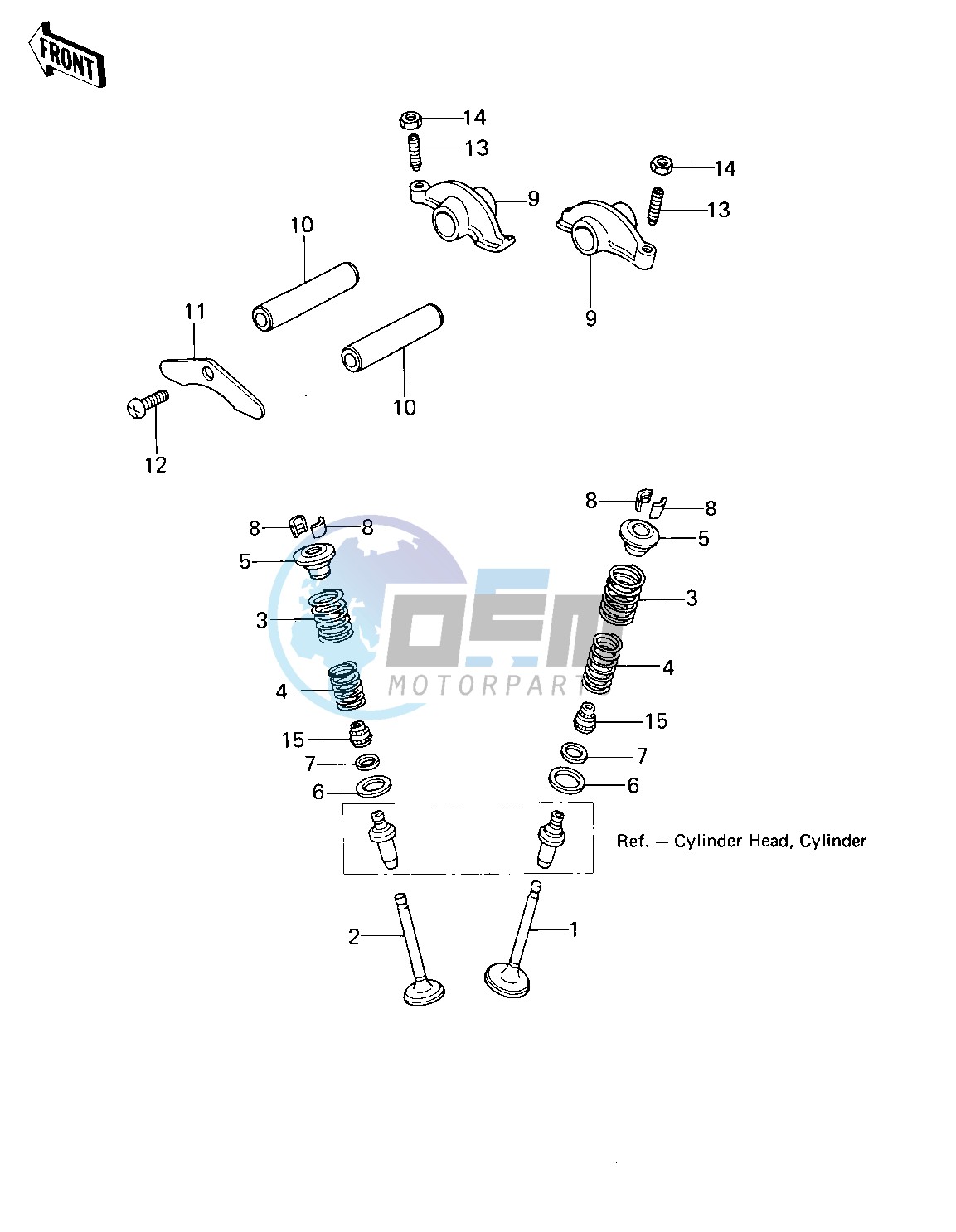 ROCKER ARMS_VALVES -- 80-81 KL250-A3_A4- -