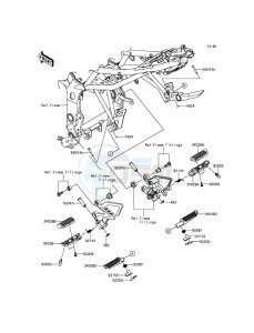 NINJA_250SL BX250AFS XX (EU ME A(FRICA) drawing Footrests