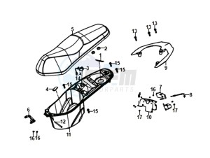 JET 14 25KMH 50 (L8) NL EURO4 drawing BUDDTSEAT - HELMET BOX - CARRIER