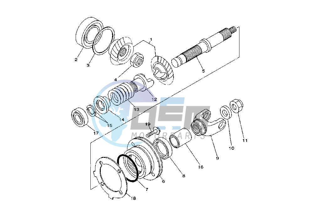 MIDDLE DRIVE GEAR