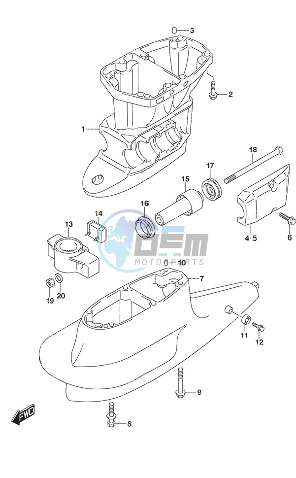 Drive Shaft Housing High Thrust