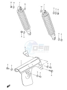 TS185ER (E1) drawing REAR SHOCK ABSORBER