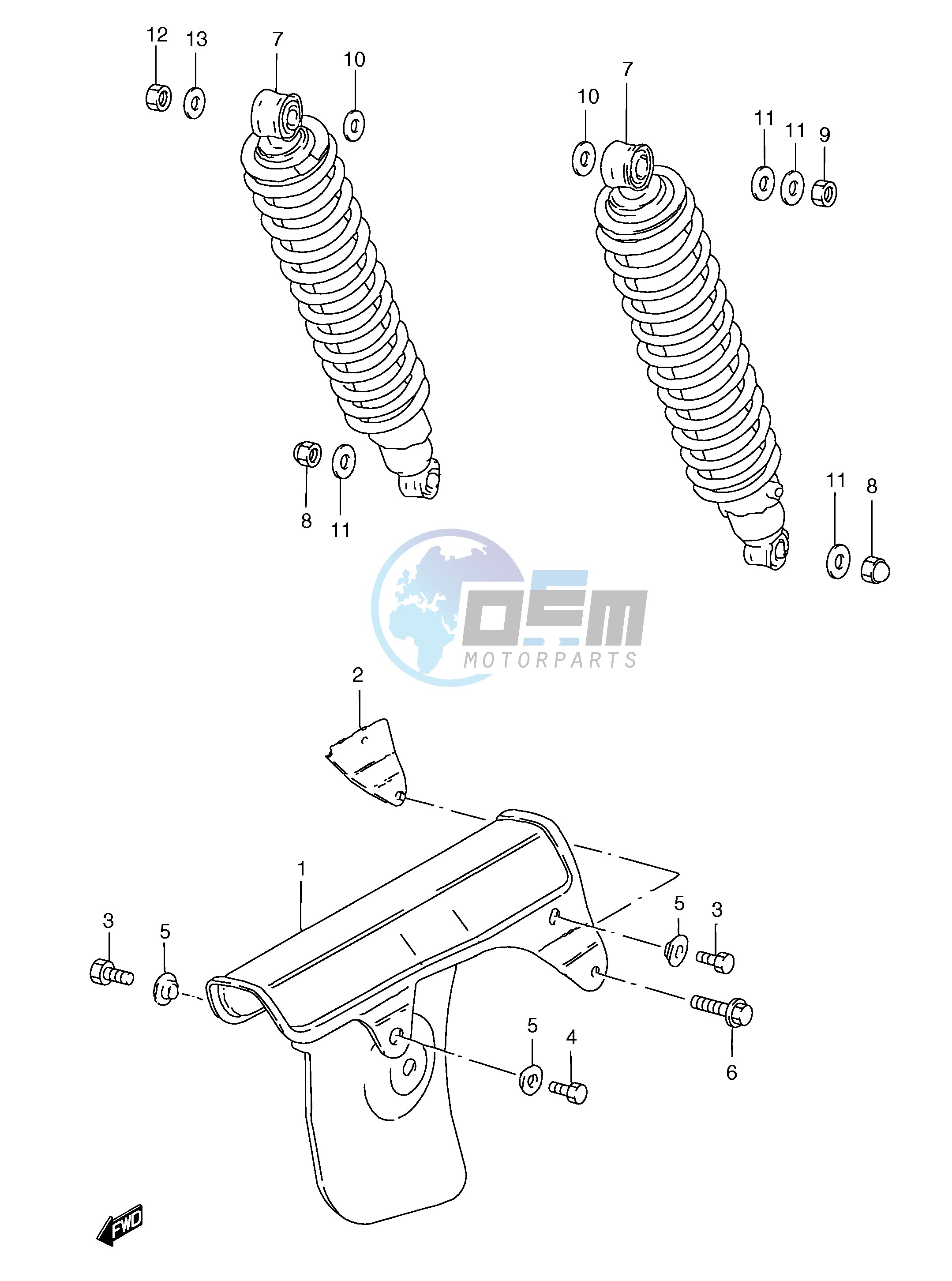 REAR SHOCK ABSORBER